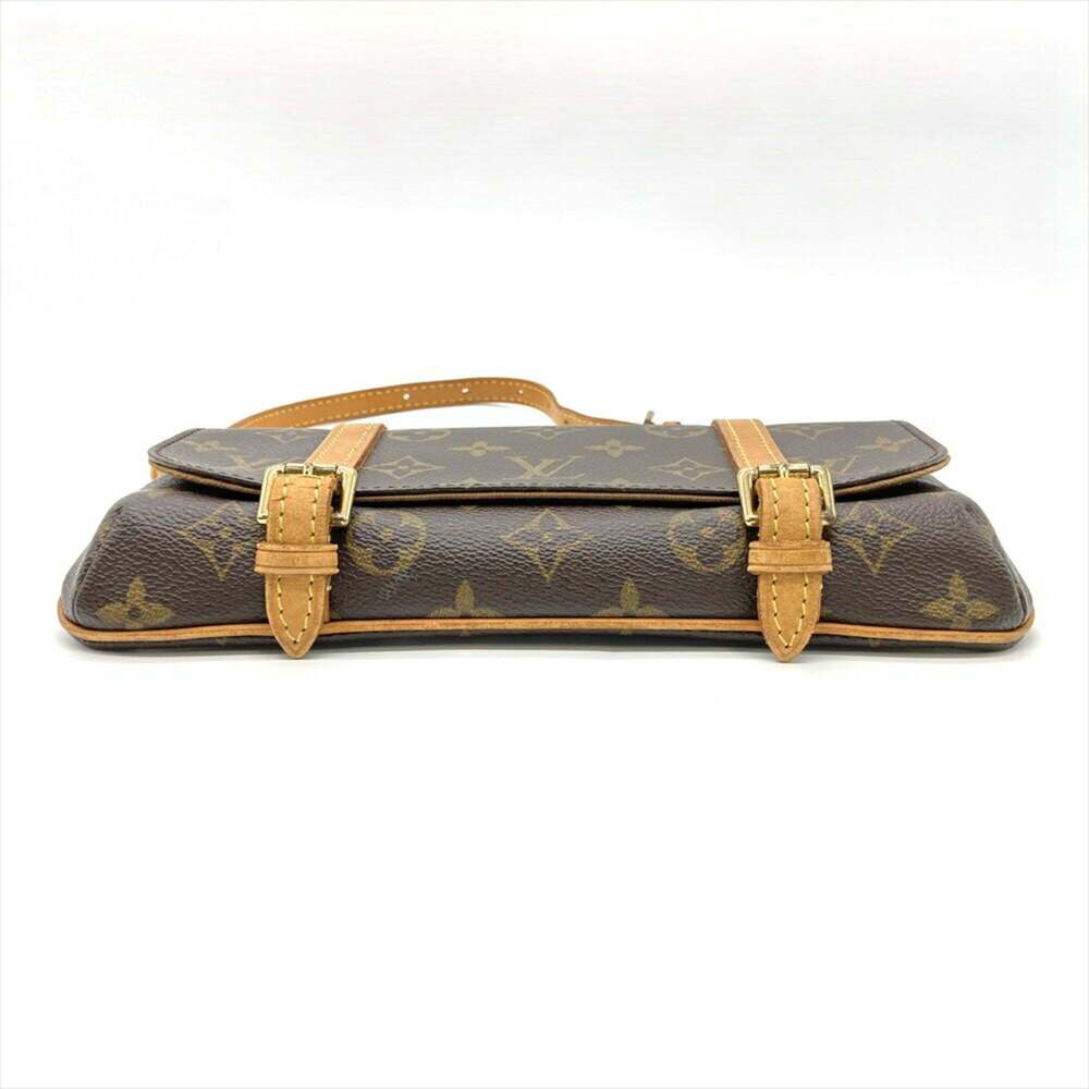 LOUIS VUITTON Authentic Brown Monogram Canvas Pochette Shoulder Bag - Picture 6 of 10